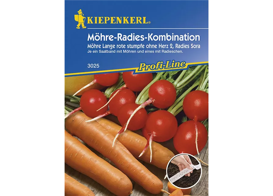 Kombination/Saatband Möhren & Radies 'KIE-N