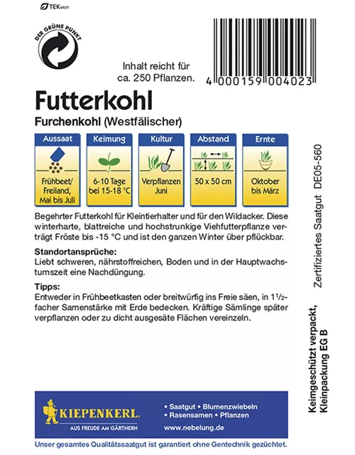 Futterk. Westf. Furchenn Preisgruppe B