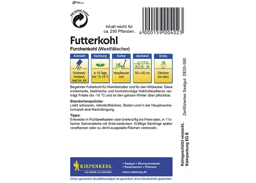 Futterk. Westf. Furchenn Preisgruppe B