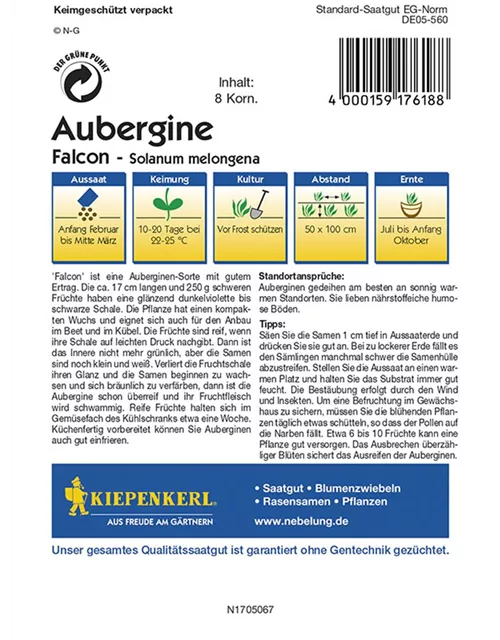 Kiepenkerl Aubergine Falcon PG N