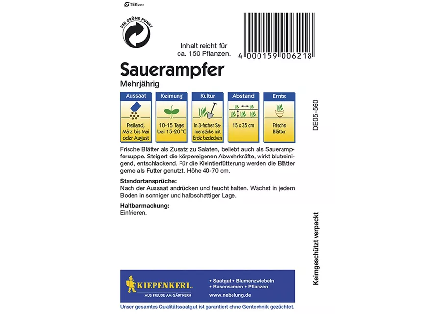 Sauerampfer, mehrjährig