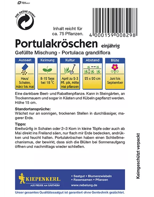 Portulakroeschen Preisgruppe B