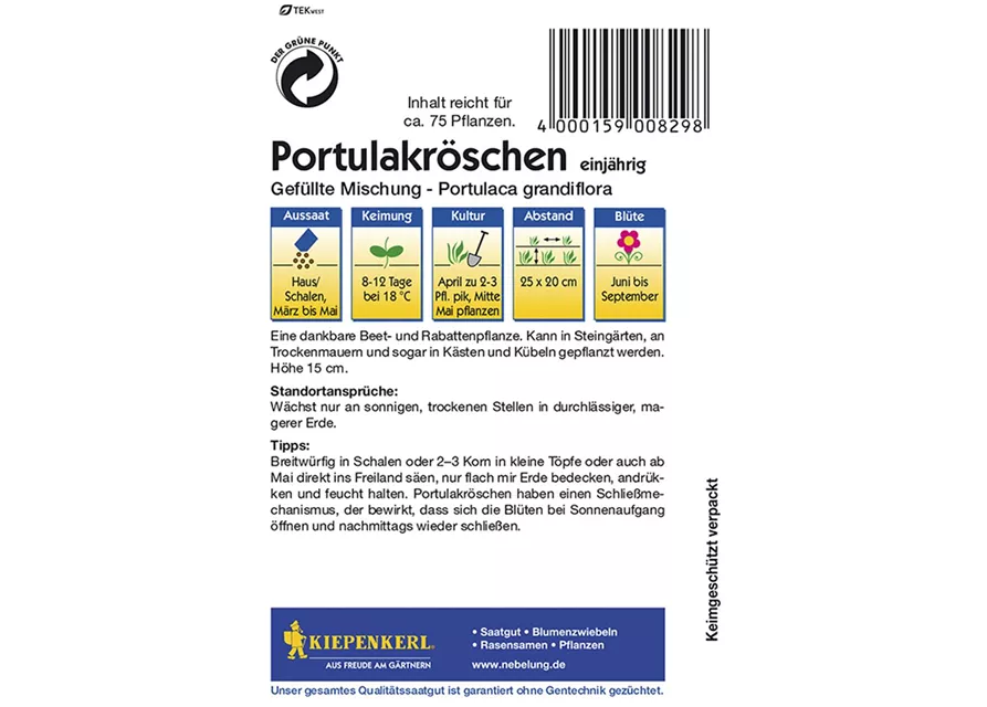 Portulakroeschen Preisgruppe B