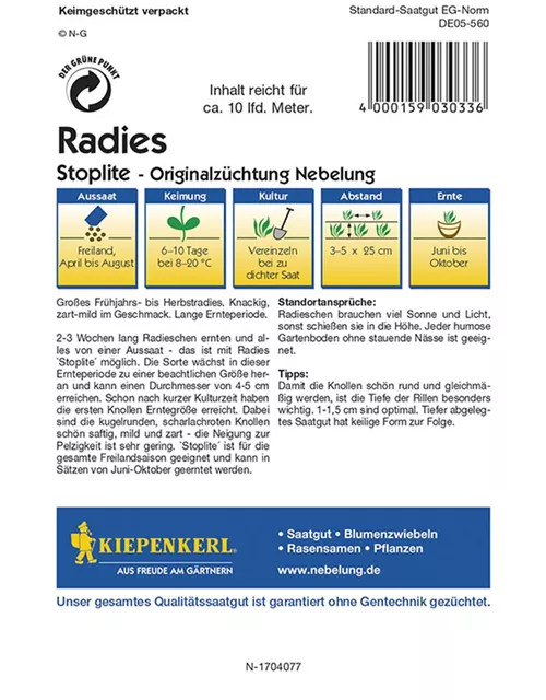 Radies Stoplite Preisgruppe G