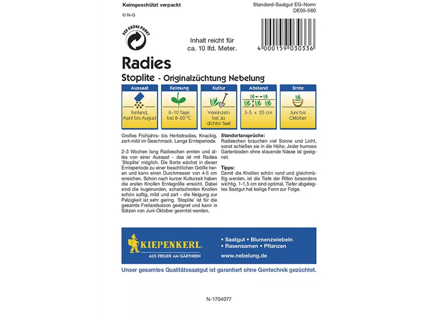 Radies Stoplite Preisgruppe G