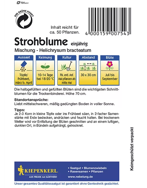 Helichrysum Mischung Preisgruppe B