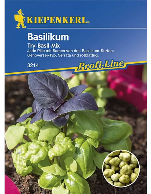 Basilikum Simply Herbs Try-Basil-Mix 'KIE-O