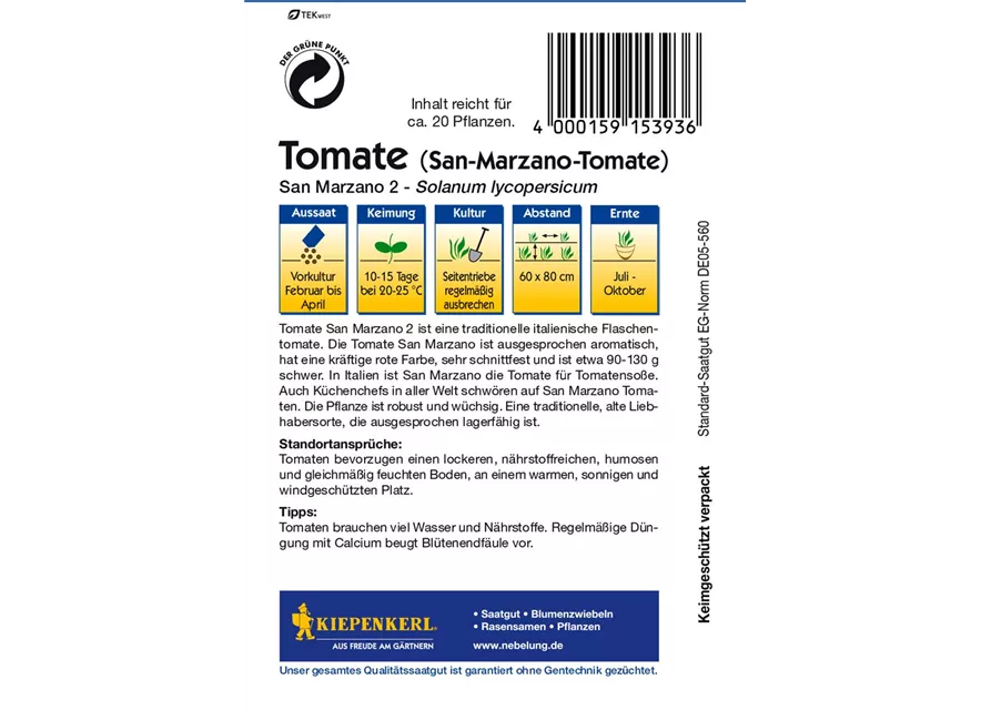 Tomate San Marzano 2