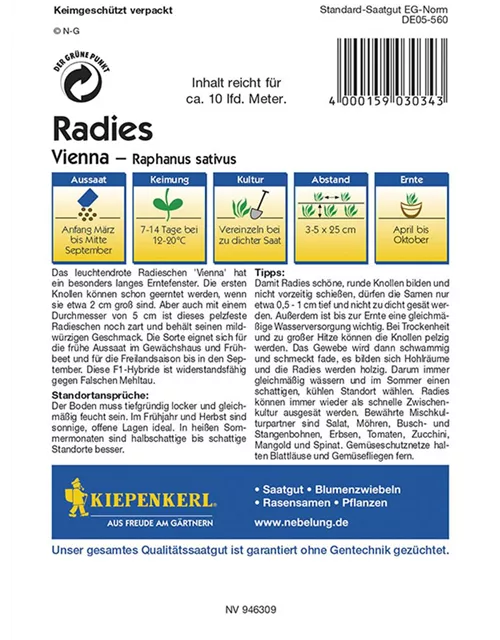 Radies Vienna F1 KIE-G