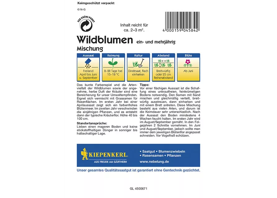 Kiepenkerl Wildbl.&Kräuter Mix. PG K