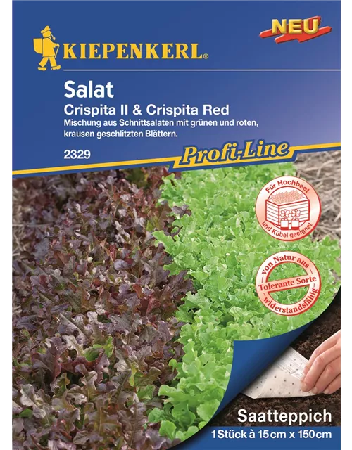 Kiepenkerl Salat Saattep Crispita II Red PG R, LS16037