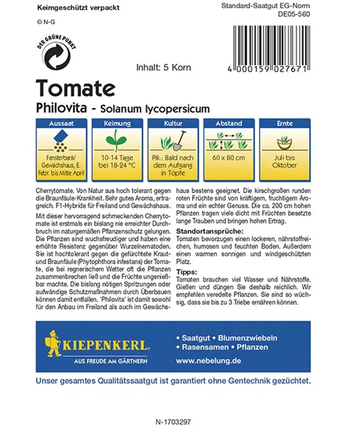 Tomaten Philovita F1