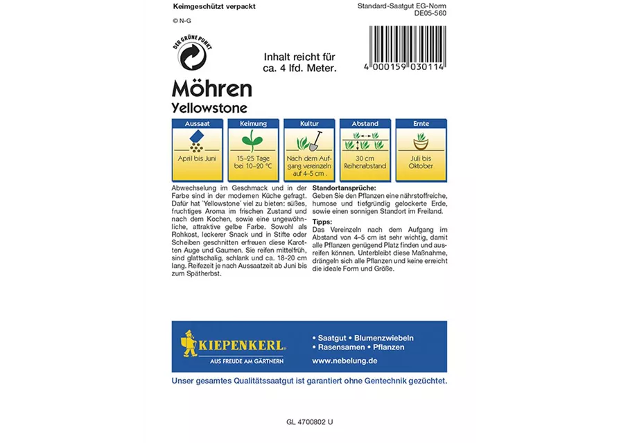 Moehre Mello Yellow F1 Preisgruppe K