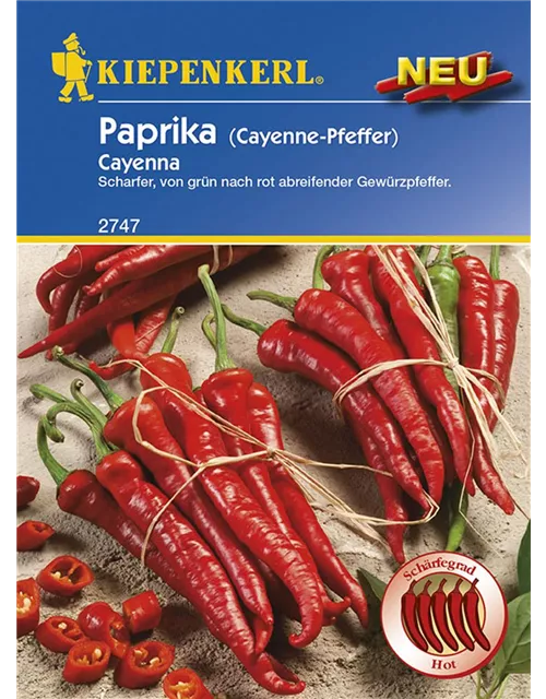 Kiepenkerl Paprika Cayenna PG D