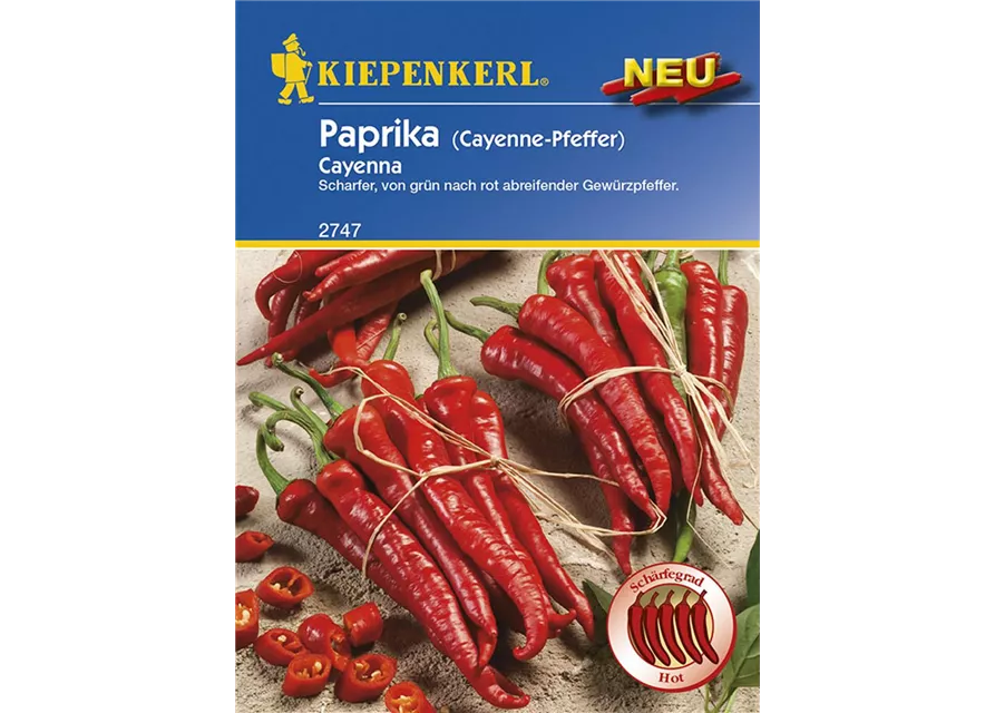 Kiepenkerl Paprika Cayenna PG D