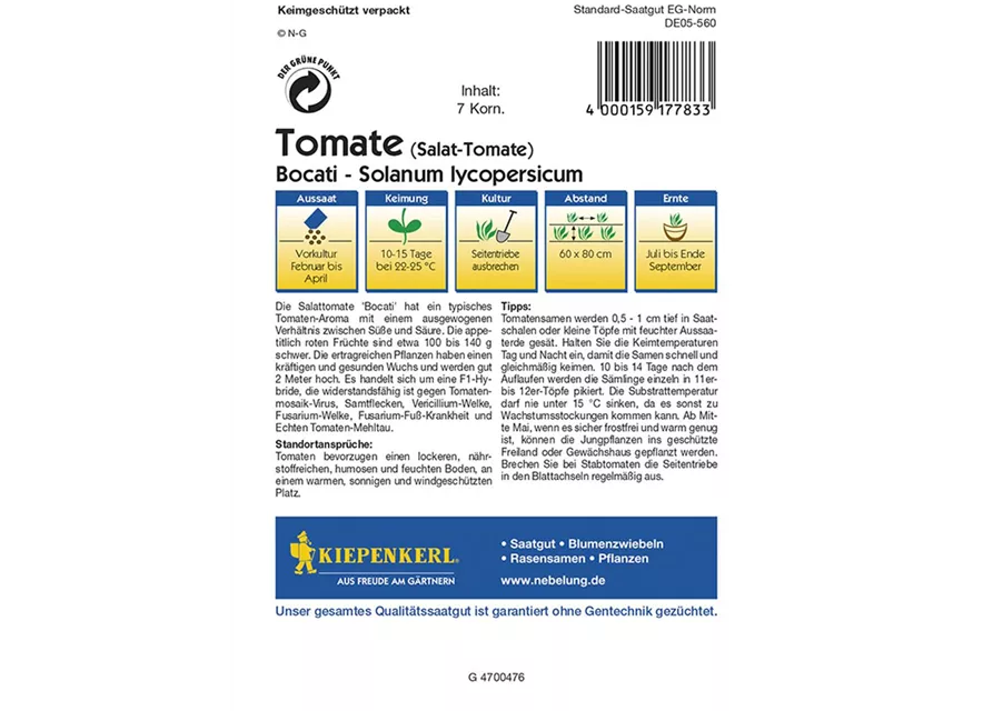 Kiepenkerl Tomate Bocati PG T