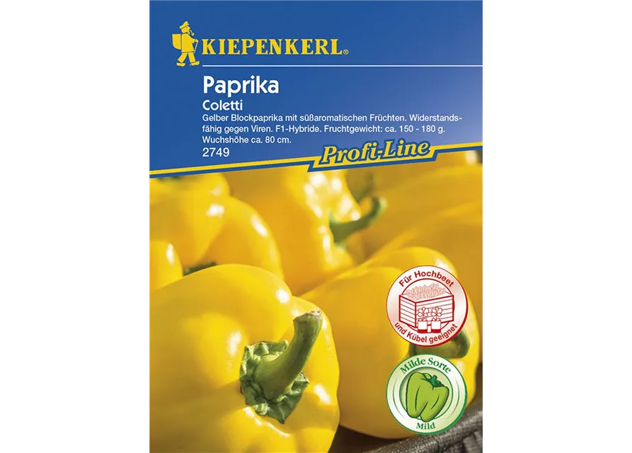 Kiepenkerl Paprika Coletti PG O