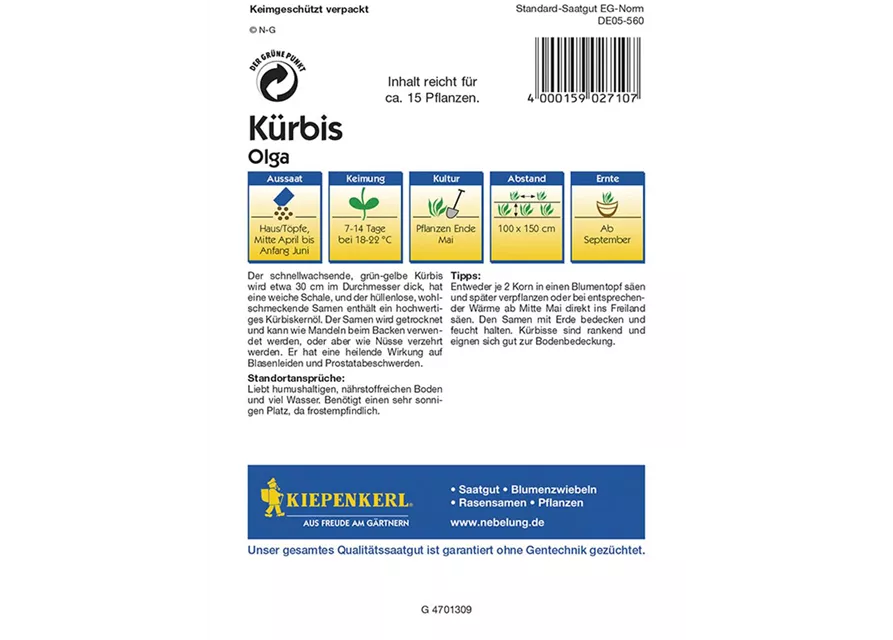 Kuerbis Comet Preisgruppe D