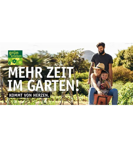 Gutschein Motiv Mehr Zeit im Garten